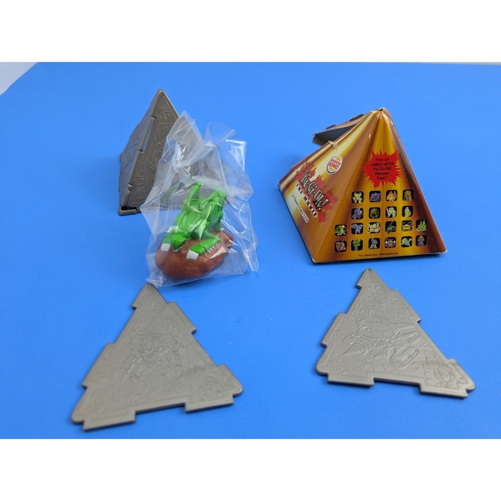 Burger King Yugioh Insect Pullback Toy Pyramid